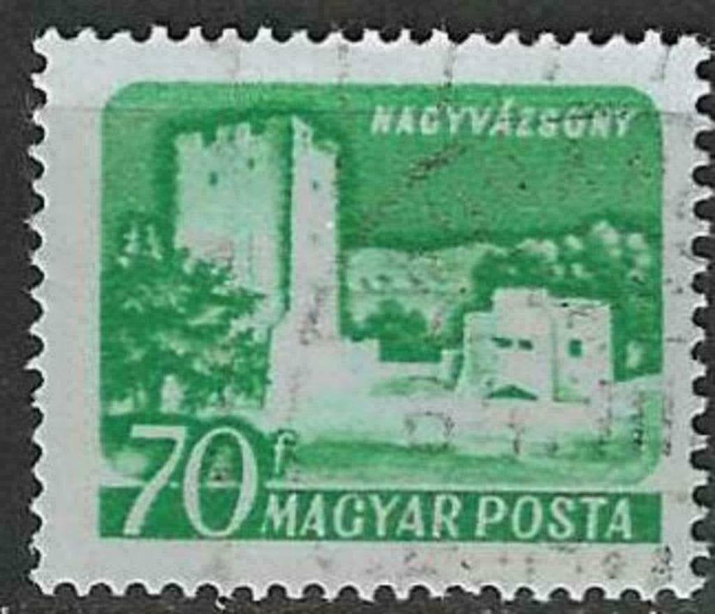 Hongrie 1960 - Yvert 1399 - Châteaux (ST), Envoi, Affranchi