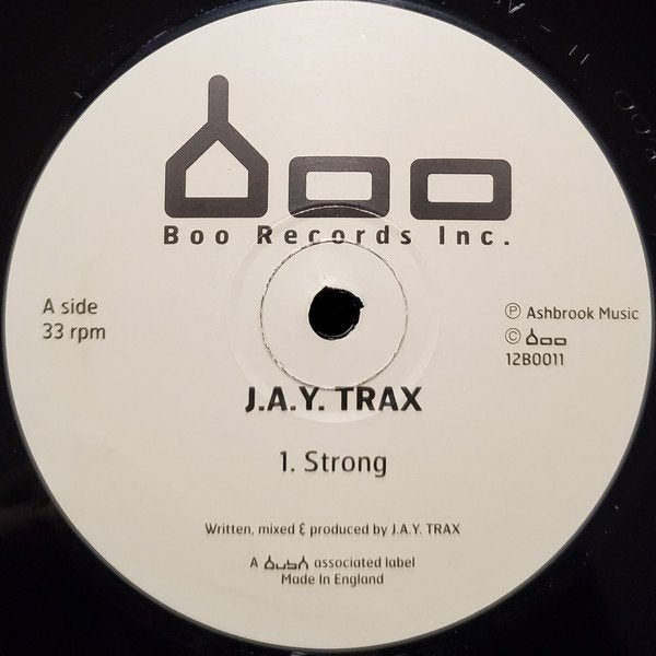 J.A.Y. Trax - Strong, CD & DVD, Vinyles | Dance & House, Utilisé, House, 12 pouces, Enlèvement ou Envoi