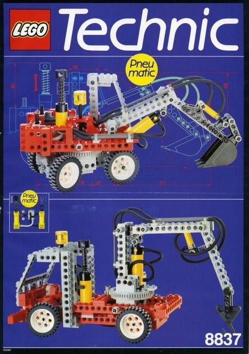 LEGO Technic 8837: Pneumatic Excavator, Ophalen of Verzenden, Gebruikt, Lego, Technic