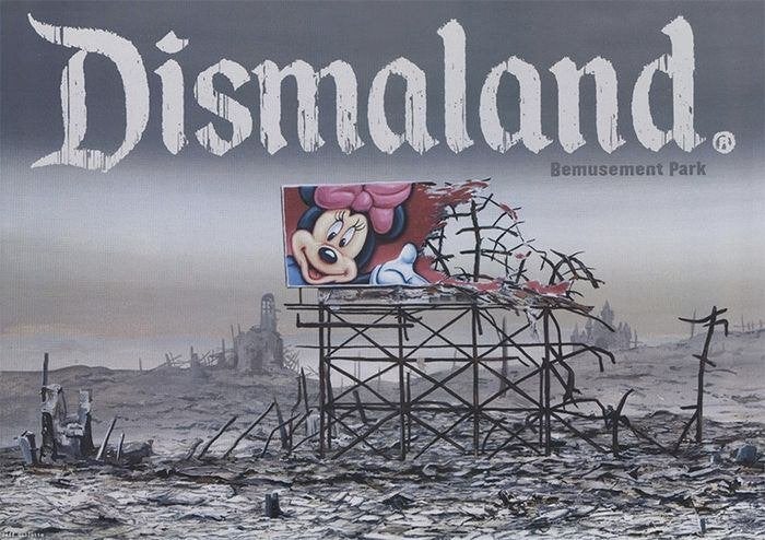 Poster Banksy, Antiek en Kunst, Kunst | Litho's en Zeefdrukken, Gelimiteerde oplage, Ophalen of Verzenden
