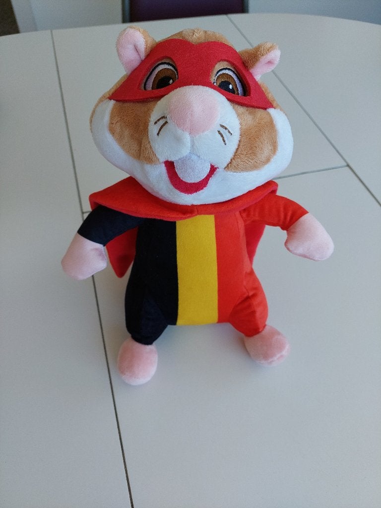 AH hamster knuffel België, Ophalen of Verzenden, Zo goed als nieuw, Hamster, Albert Heijn