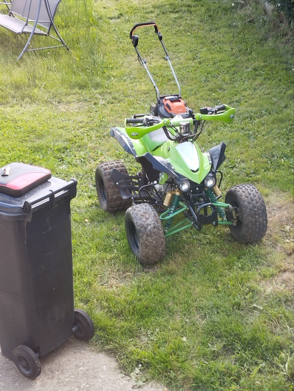 quad a vendre, Enlèvement