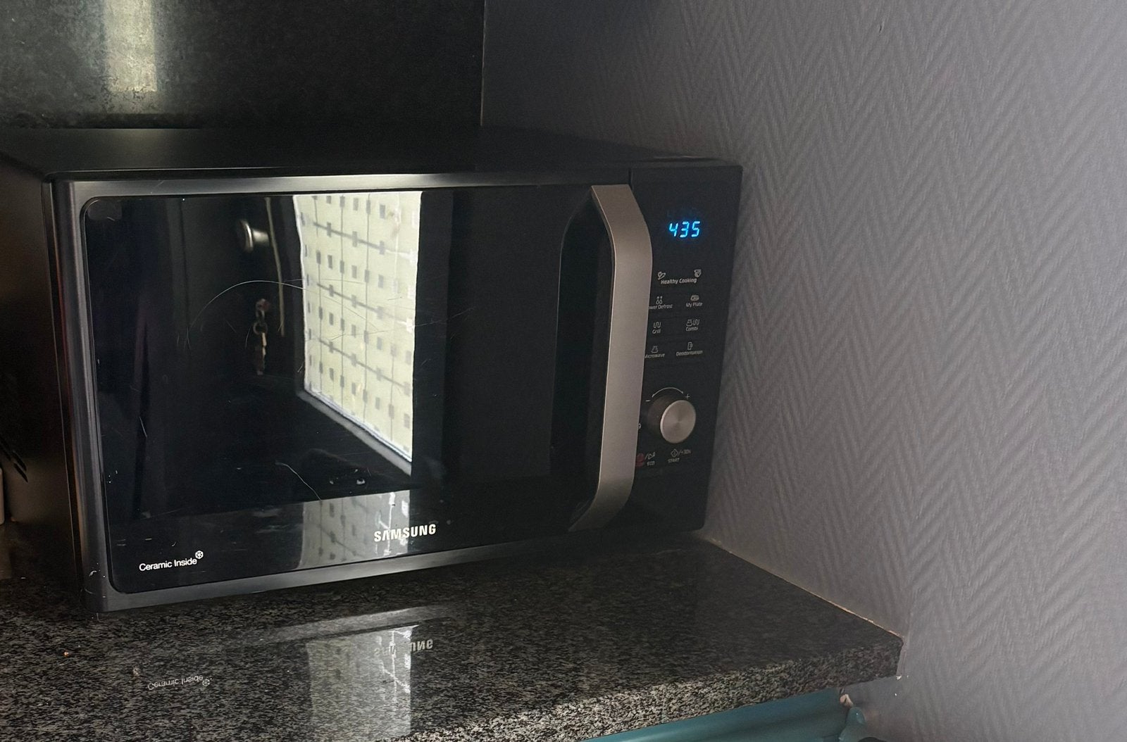 Samsung combi microgolfoven, Ophalen, Zo goed als nieuw, Microgolfoven