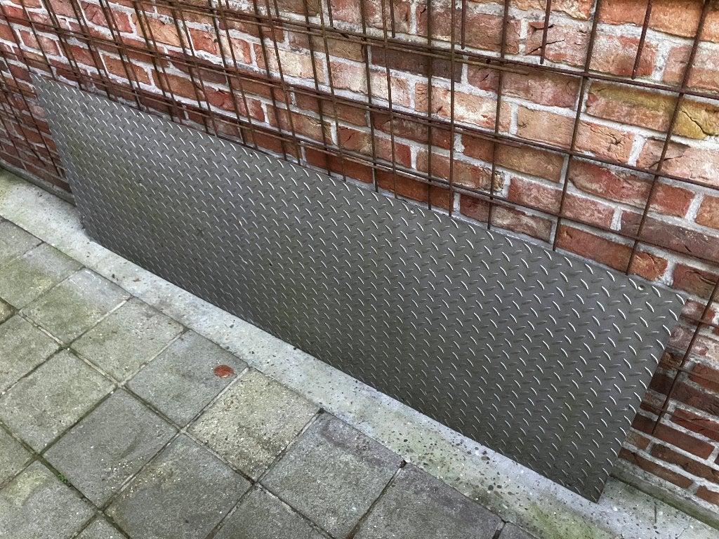 inox traanplaat, Bricolage & Construction, Métaux, Enlèvement, Comme neuf, Autres métaux