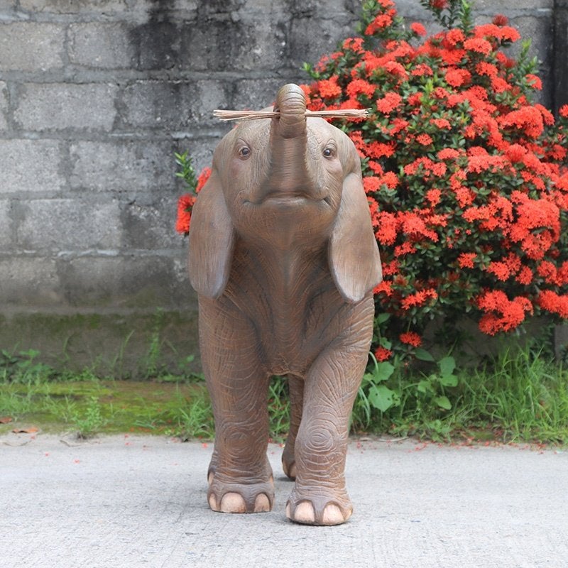 Olifant Kalf beeld – Baby Olifant Lengte 142 cm, Verzamelen, Ophalen, Nieuw