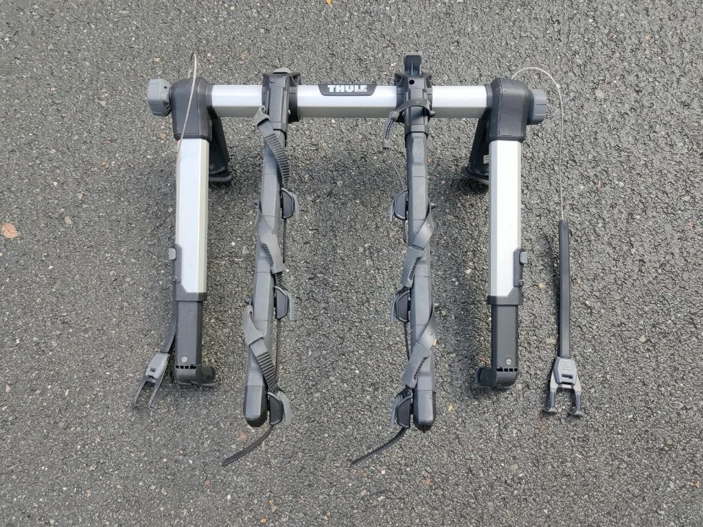 Thule Outway Hanging achterklepdrager (3 fietsen), Ophalen, 3 fietsen of meer, Gebruikt, Achterklepdrager