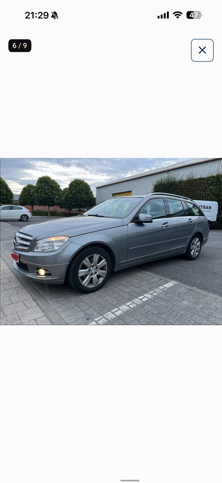 Mercedes C 200 CDI année 2009 toutes options, 100 kW, Argent ou Gris, Achat, Boîte manuelle