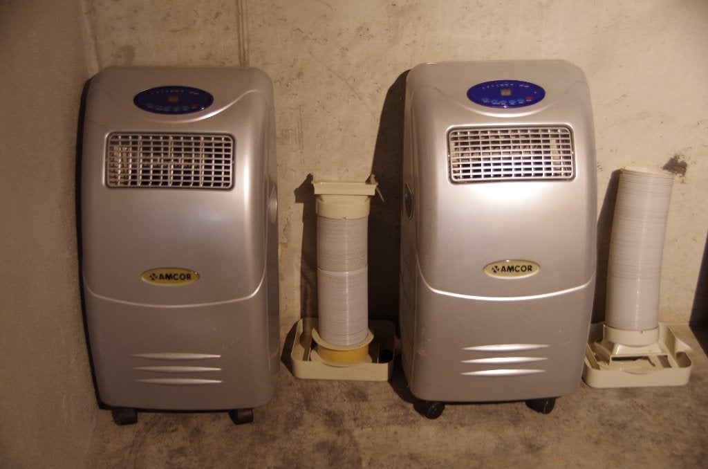Mobiele AIRCO  merk AMCOR type 12KE-410, 60 à 100 m³, Enlèvement, Utilisé, Refroidissement et Déshumidification