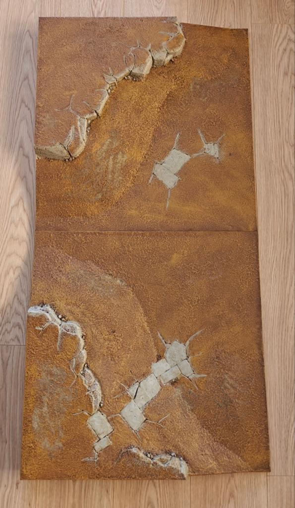 Citadel Realm of Battle: Shattered Dominion Tiles (2 stuks), Peint, Warhammer, Comme neuf, Enlèvement