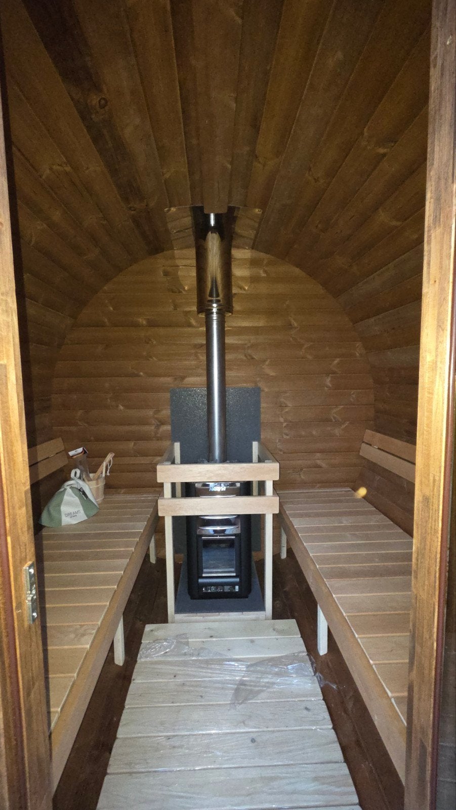 Livraison et installation gratuites d'un sauna en baril de 2, Enlèvement ou Envoi