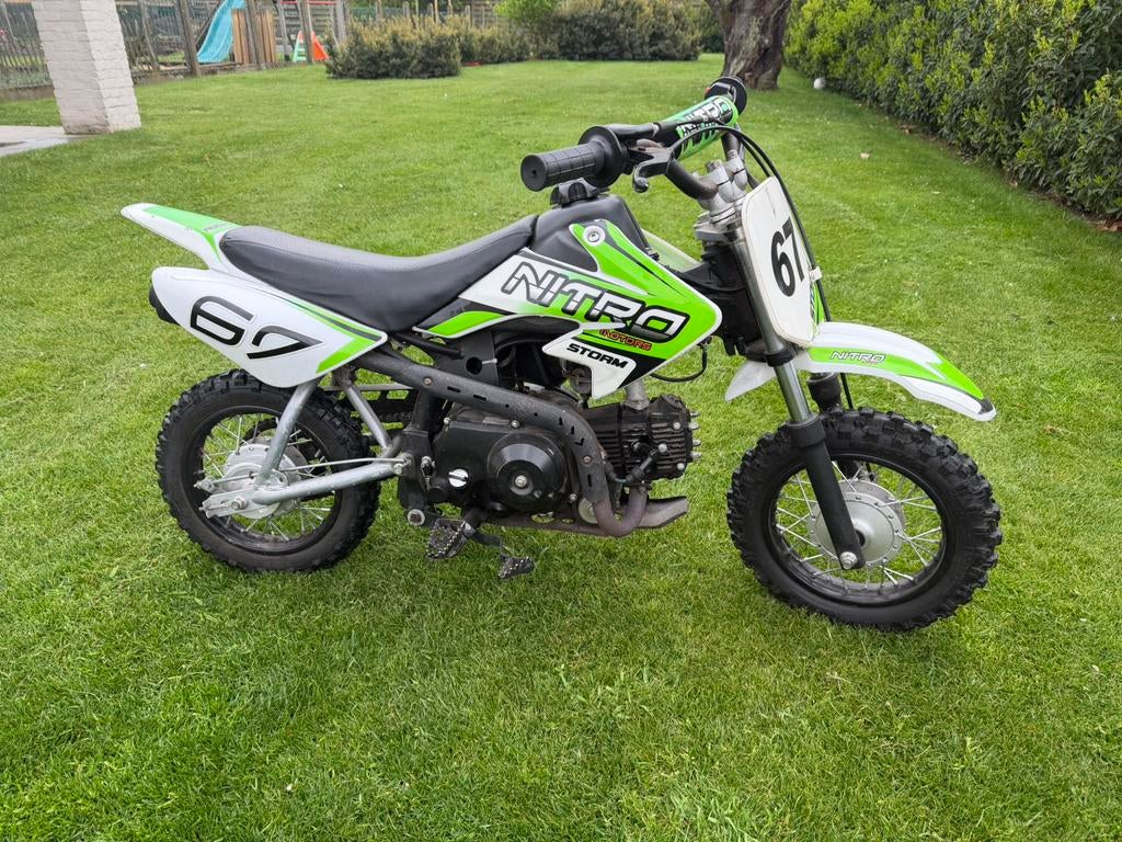 Nitro minibike 70cc, Fietsen en Brommers, Minibikes, Midibikes en Pitbikes, Ophalen, Gebruikt, 70 cc, Pitbike