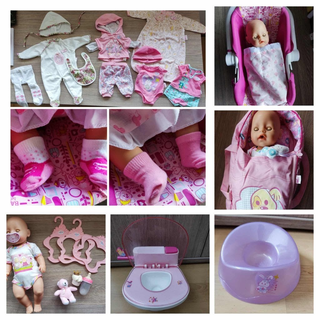 GROTE set van Baby Born, Kinderen en Baby's, Speelgoed | Poppen, Ophalen, Zo goed als nieuw, Babypop