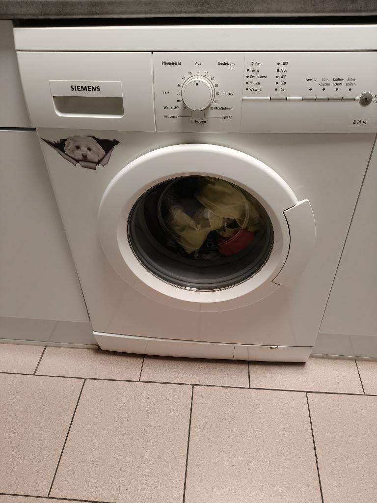 Siemens wasmachine, Ophalen, Gebruikt, Voorlader, 85 tot 90 cm