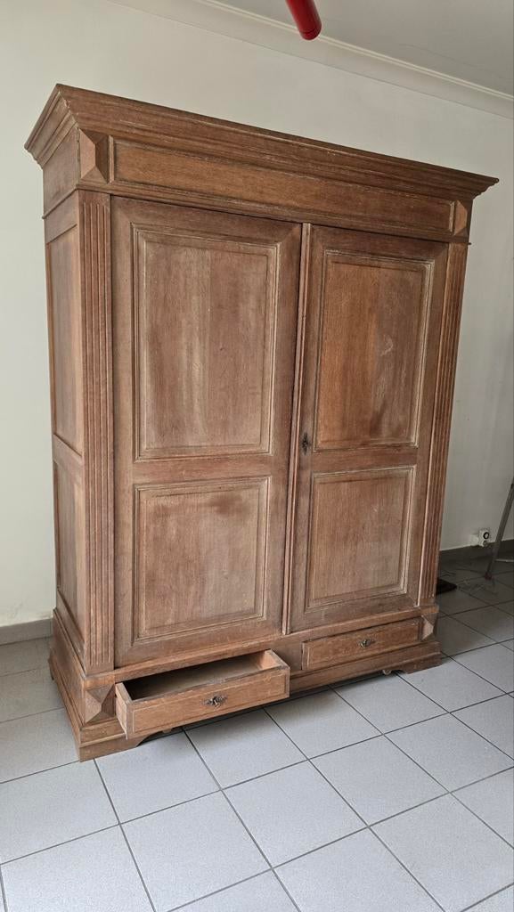 Garde robe en chene ancienne L1m53 sur 52cm  H 1m92, Enlèvement