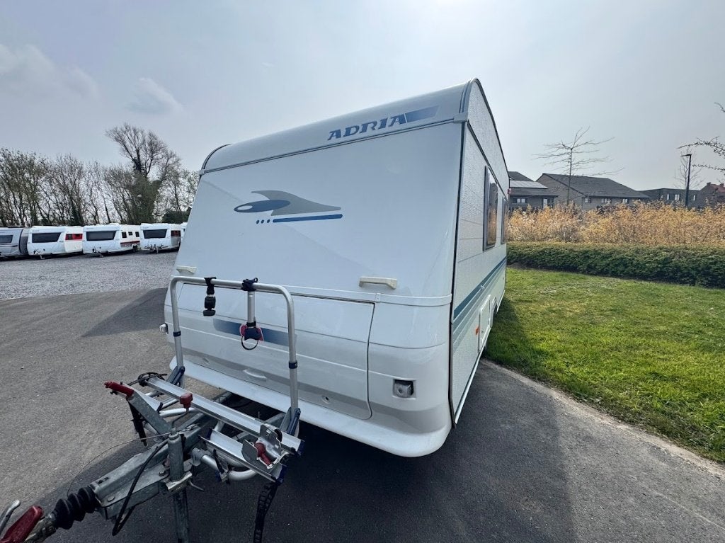 Adria altea 432 met tent en fietsrek, Vast bed, Bedrijf, Treinzit, Adria