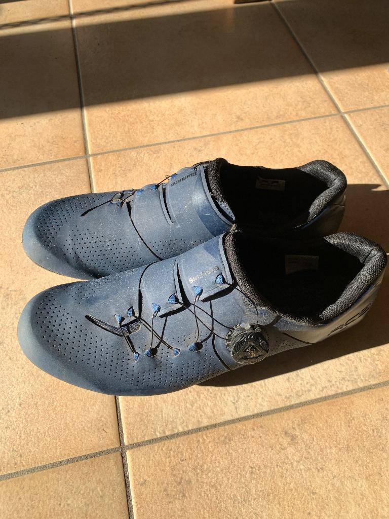 Fietsschoenen Shimano Wielrennen, Ophalen, Gebruikt, Schoenen