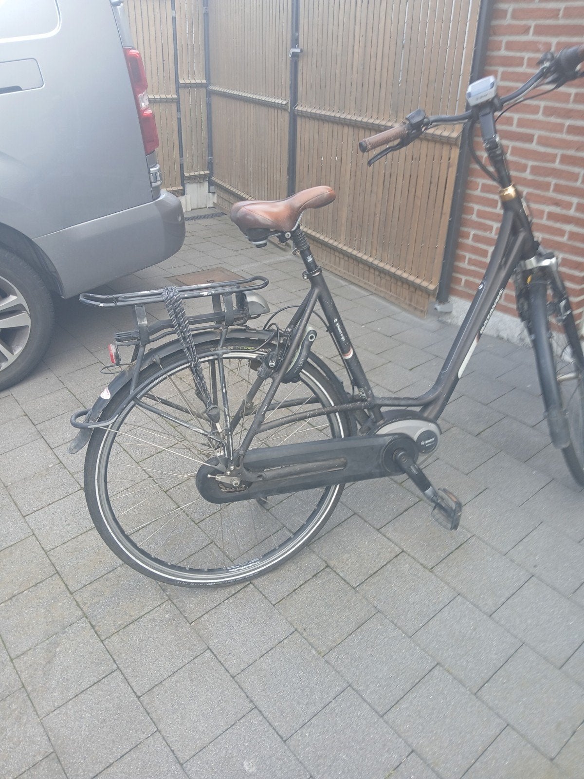 fiets elektrische bactavus, Fietsen en Brommers, Fietsen | Dames | Omafietsen, Velgrem, Ophalen of Verzenden, Bactavus, 53 tot 56 cm