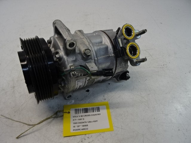 COMPRESSEUR CLIMATISATION V40 Cross Country (MZ) (31469966), Utilisé, Volvo