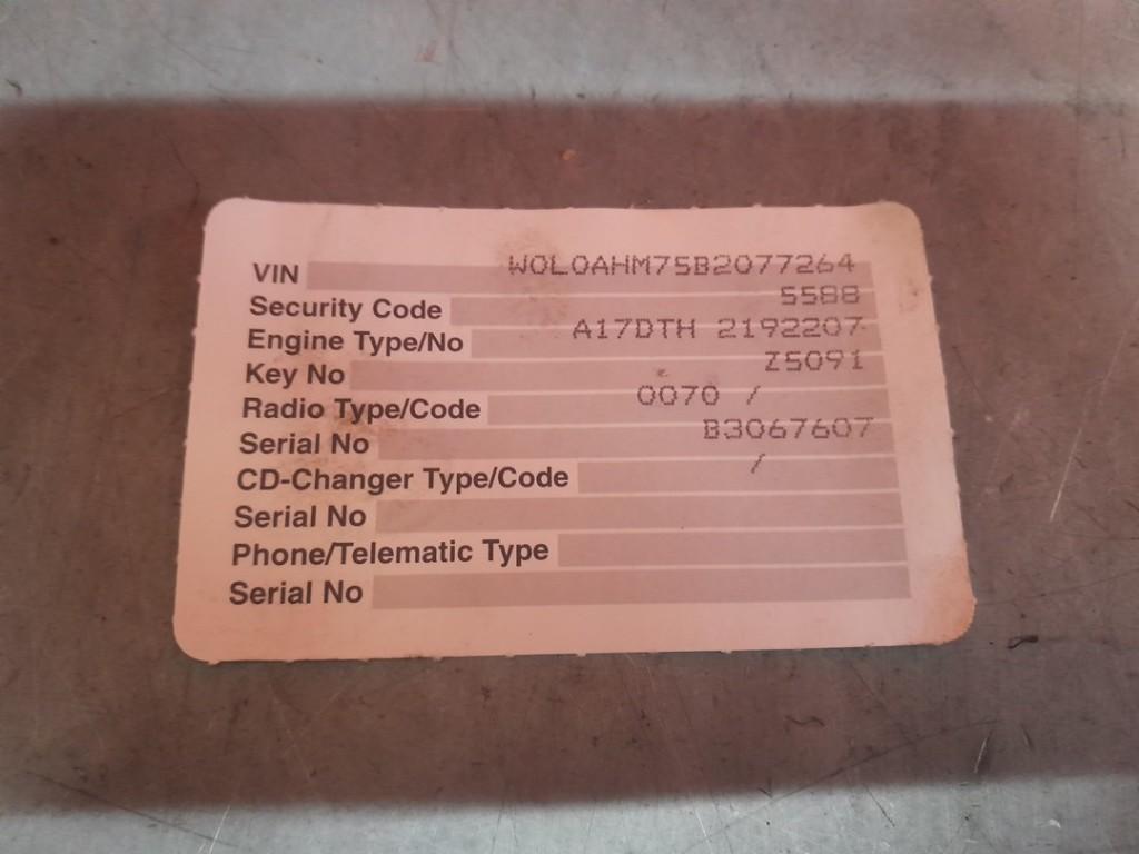 NAVIGATIE SYSTEEM Opel Zafira (M75) (01-2005/04-2015), Gebruikt, Opel