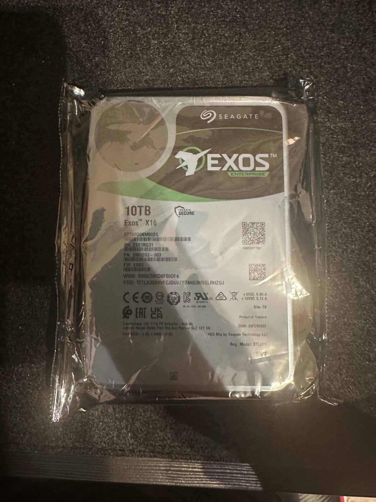 HDD Neuf ! Seagate Exos X16 10 To SAS 12 Gb/s  ST10000NM002G, Neuf, SAS, HDD, 10To