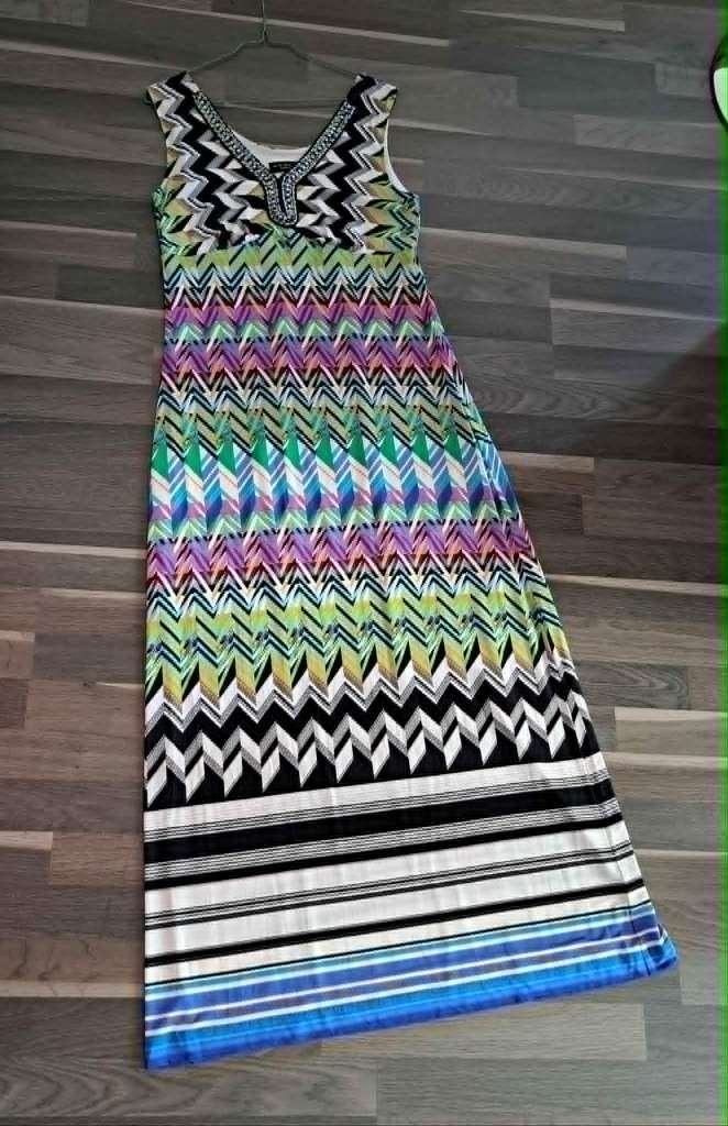 jurk Ana Alcazar, mt 40, maxi, 148cm lang, Kleding | Dames, Maat 38/40 (M), Meerkleurig, Ophalen of Verzenden, Zo goed als nieuw