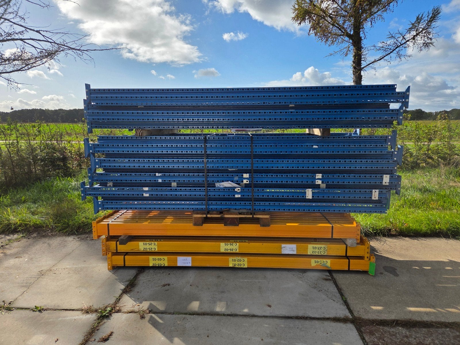 nedcon pr palletstelling 3.0x1.1m lig div maten 2.7/3.3/3.7m, Ophalen