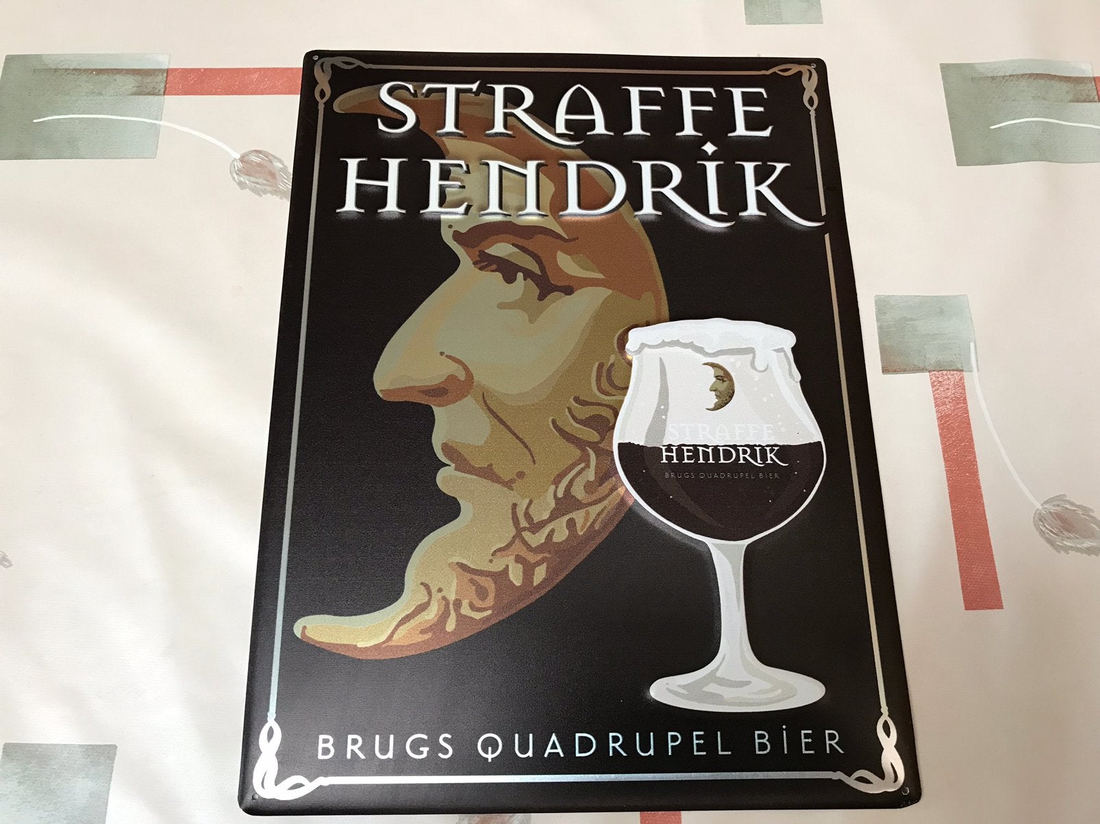 Straffe Hendrik reclamebord metaal, Ophalen of Verzenden, Zo goed als nieuw, Reclamebord