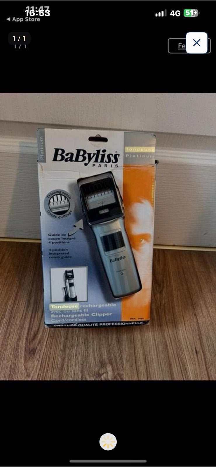 Tondeuse neuf babyliss, Enlèvement ou Envoi