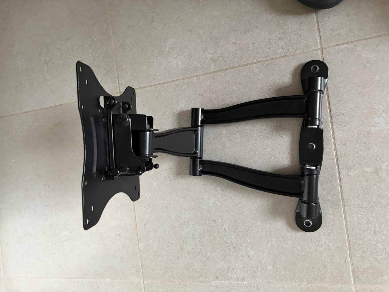 Zware muurbeugel voor flatscreen TV, Audio, Tv en Foto, Ophalen, Gebruikt