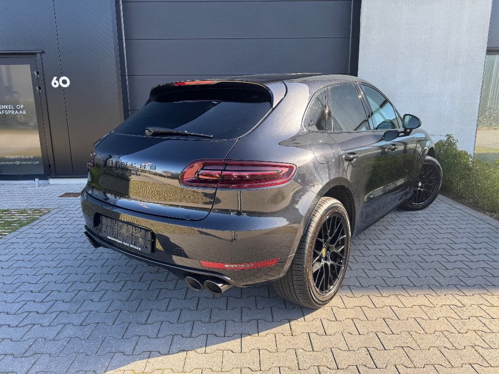 Porsche Macan Turbo 3.6 V6 / 400 pk, Auto's, Porsche, Automaat, Zwart, Leder, Bedrijf