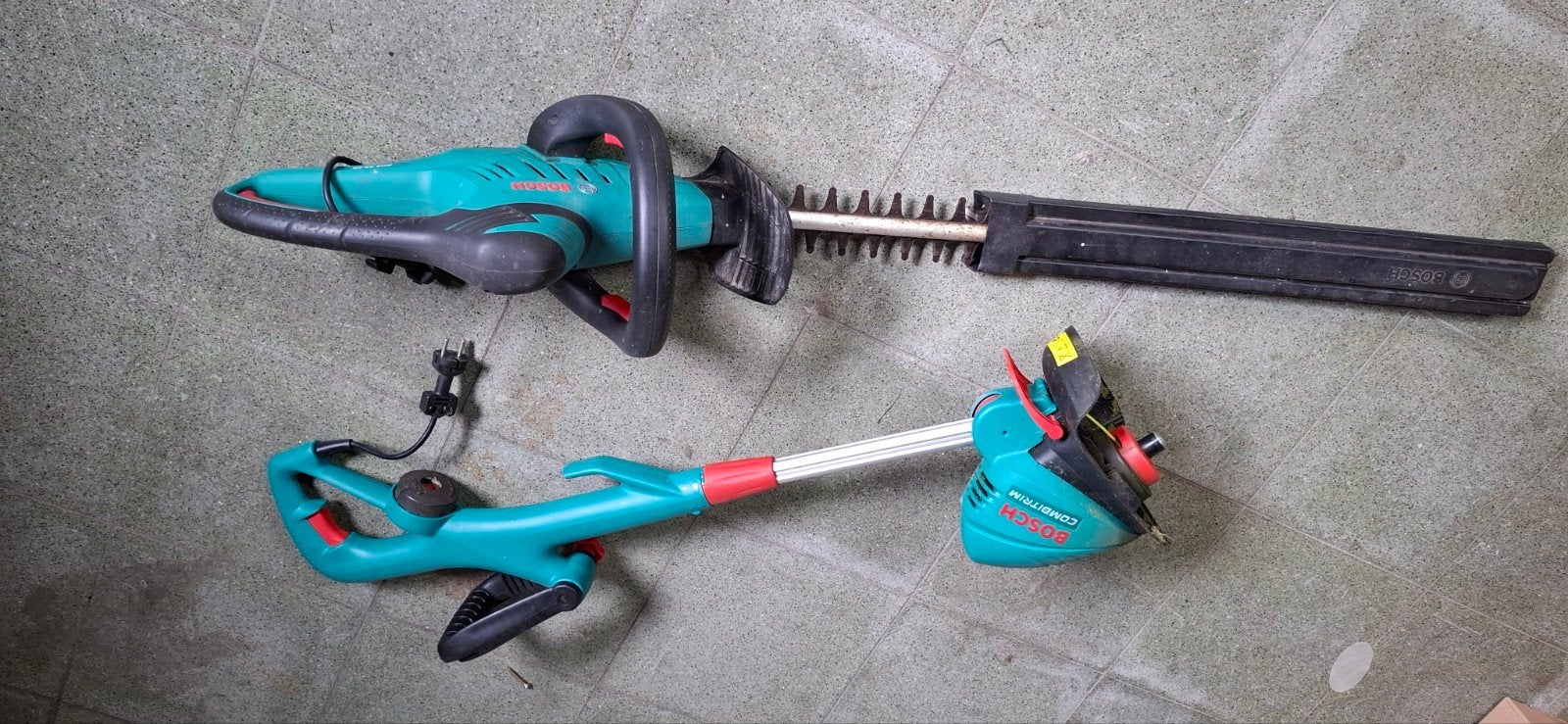 Bosch Heggeschaar+ grastrimmer elektrisch, Tuin en Terras, Heggenscharen, Ophalen, Elektrisch