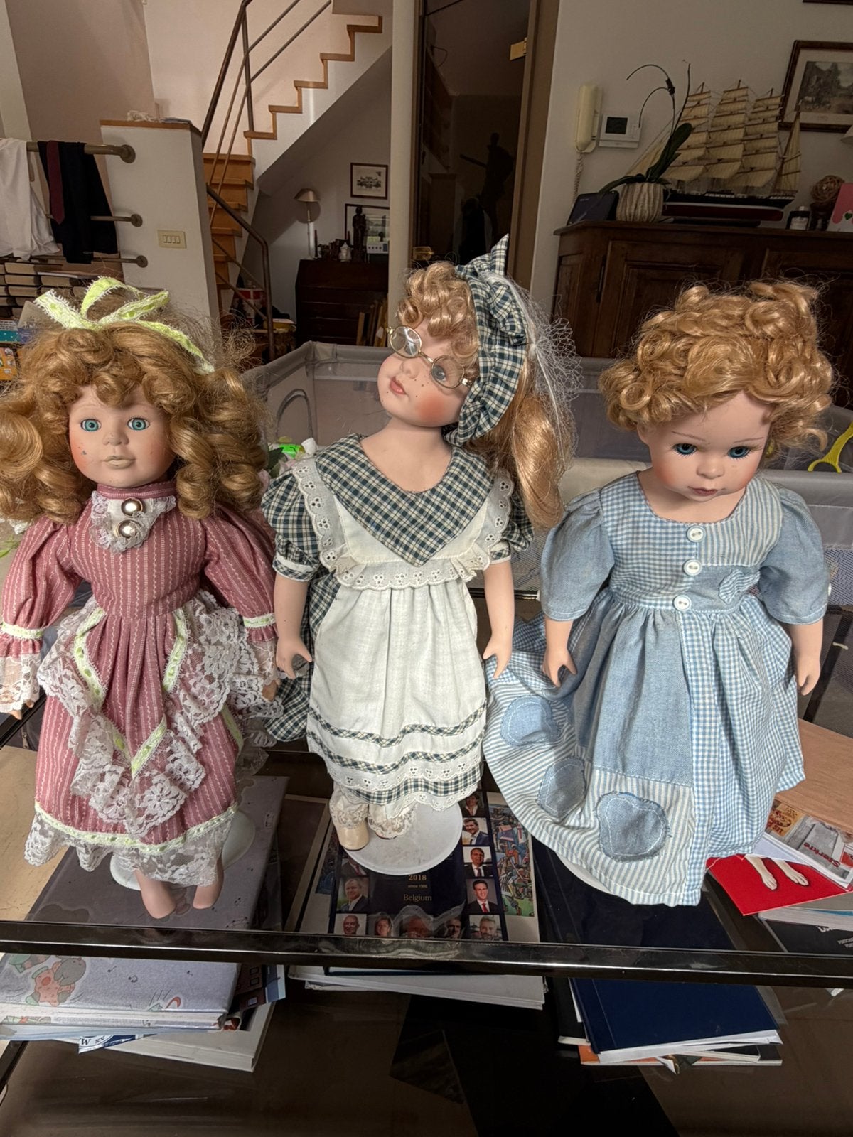 Porselein poppen, Verzamelen, Ophalen of Verzenden