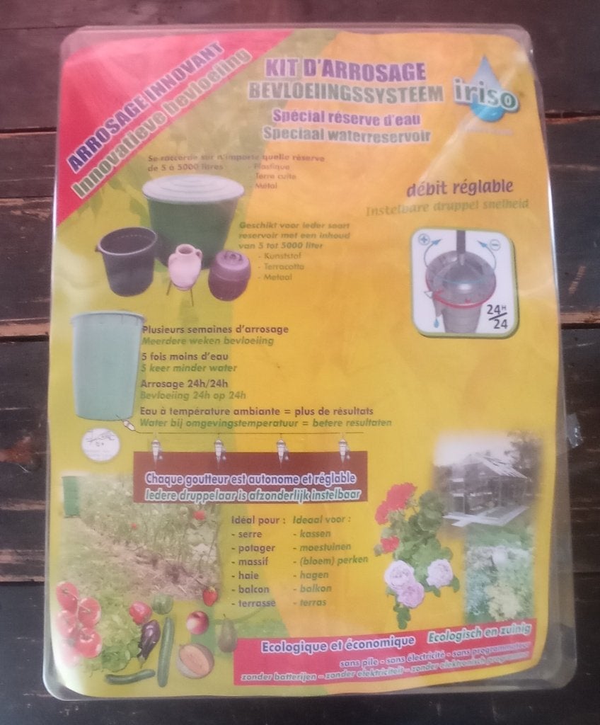 IRISO bevloeiingssysteem, Tuin en Terras, Ophalen of Verzenden, Nieuw