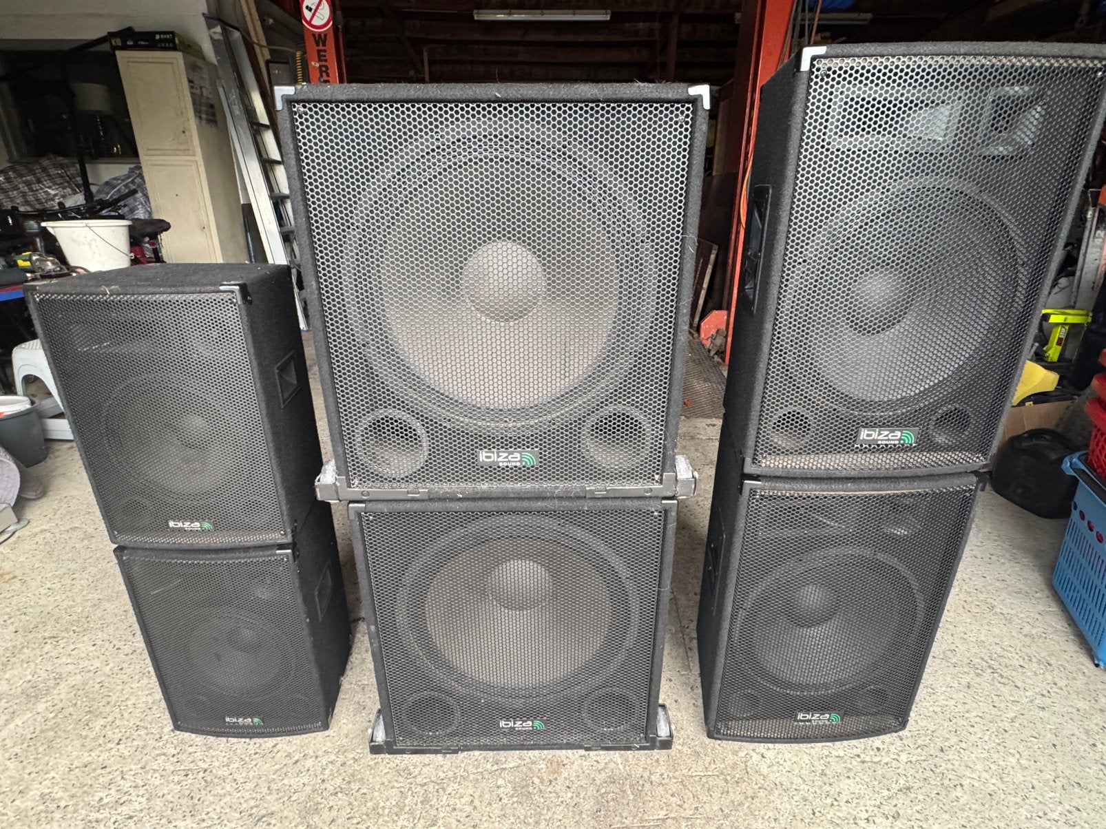 Enceintes pour sono, Audio, Tv en Foto, Stereo speakers, Gebruikt, Ophalen, 150 watt of meer