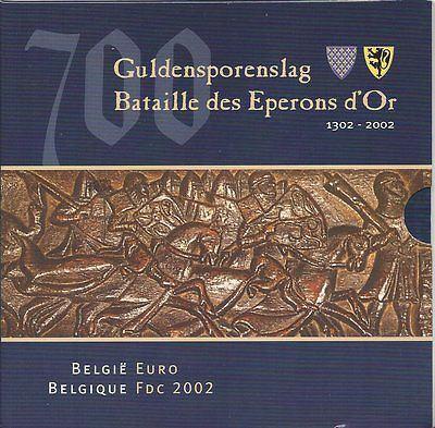 Belgique : Coffret euro 2002 - éperons en or (8 pièces), Envoi