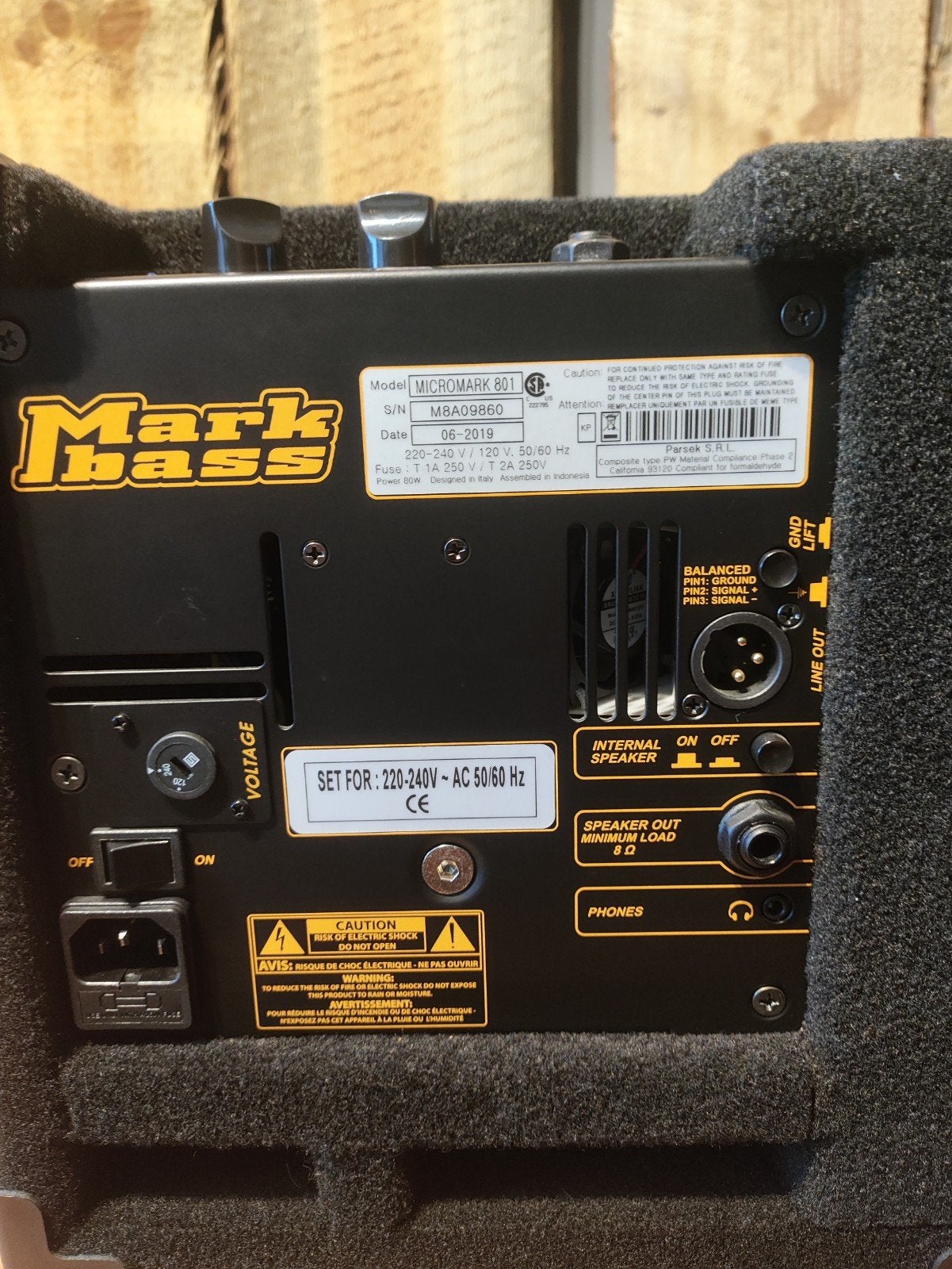 MARKBASS MICRO MARK 801 60 Watt, Muziek en Instrumenten, Versterkers | Bas en Gitaar, Ophalen