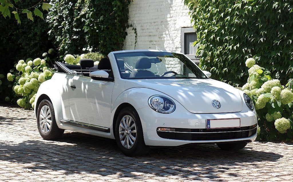 Location voiture de mariage coccinelle cabriolet new beetle., Enlèvement