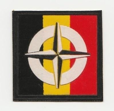 Embleem / patch Leger België - NAVO-NATO, Verzenden, Landmacht, Embleem of Badge