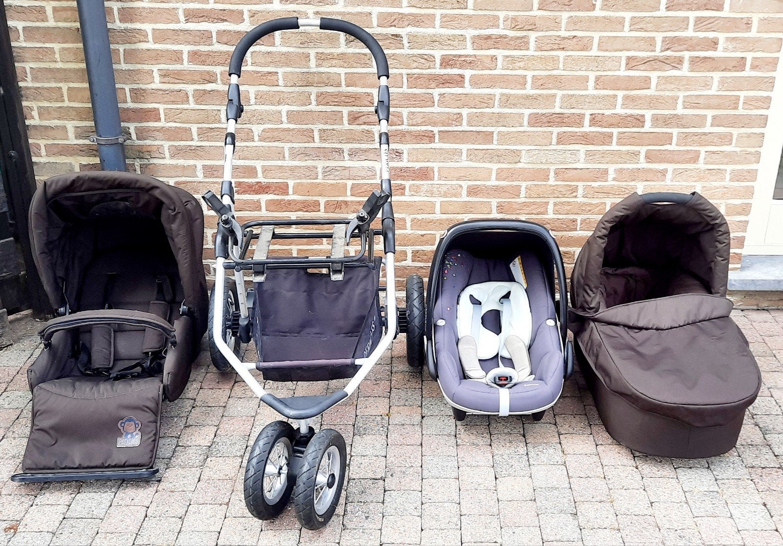 Complete kinderwagen Pericles Evolution 3 in 1, Kinderen en Baby's, Kinderwagens en Combinaties, Ophalen, Kinderwagen, Maxi-Cosi