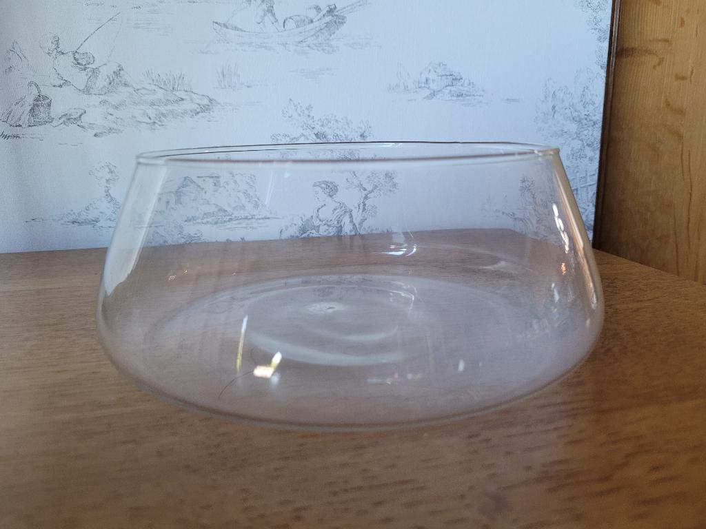 Vasque en verre pour arrangement floral, Moins de 50 cm, Enlèvement ou Envoi, Autres couleurs, Comme neuf