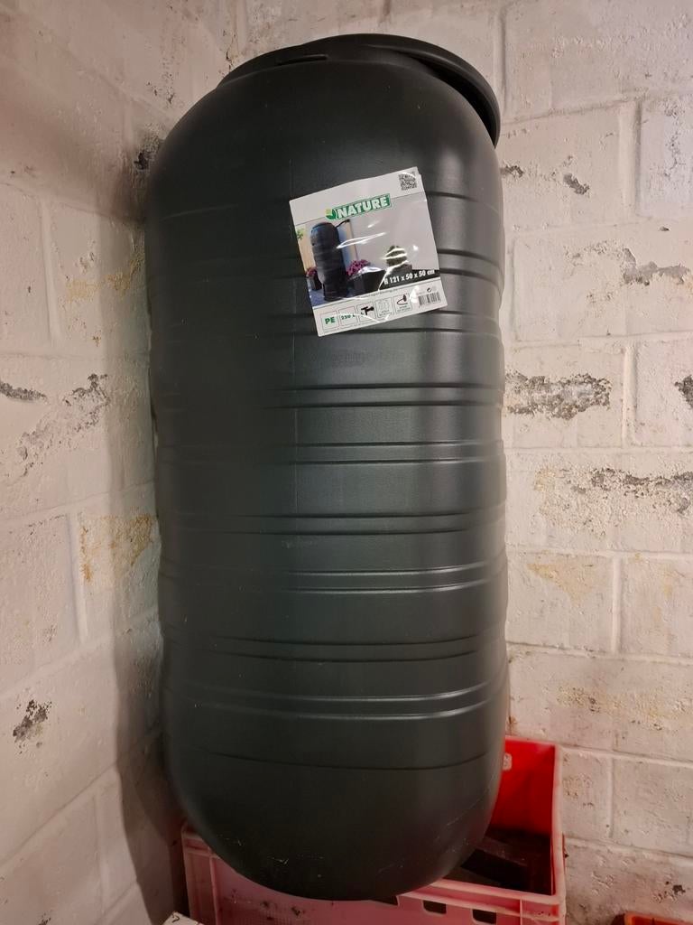 Tonneau récupérateur eau de pluie 250 litres, Jardin & Terrasse, Barils de pluie