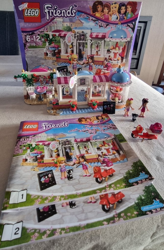 LEGO Friends 41119 — Heartlake Cupcake Café — complet — 6+, Enlèvement ou Envoi, Lego, Ensemble complet, Friends