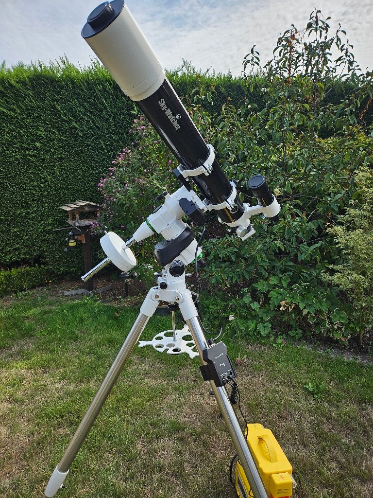 Telescoop Skywatcher AP 100/900 ED Evostar DS, TV, Hi-fi & Vidéo, Matériel d'optique | Télescopes, Comme neuf, Enlèvement, 80 à 200 mm