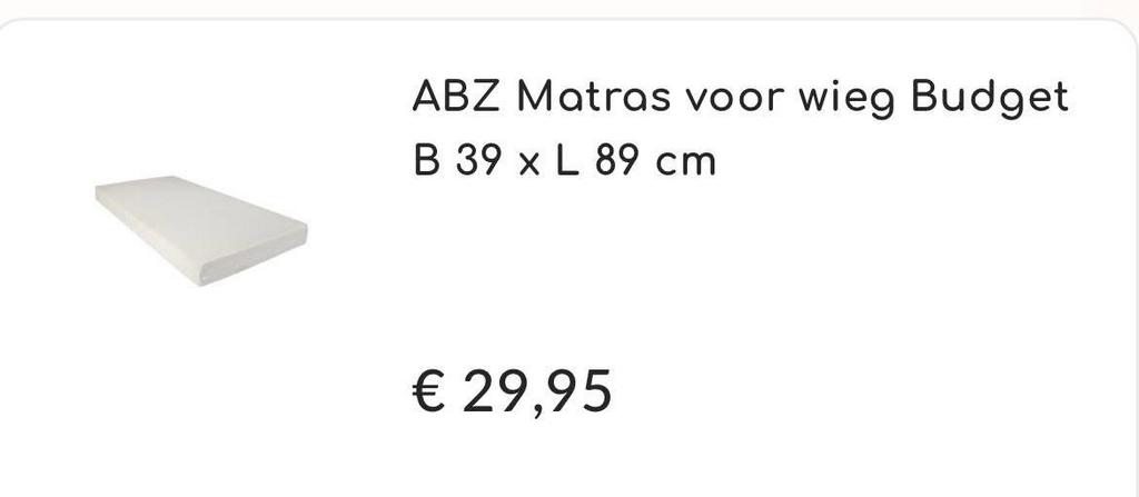 Matras babywieg, Enlèvement