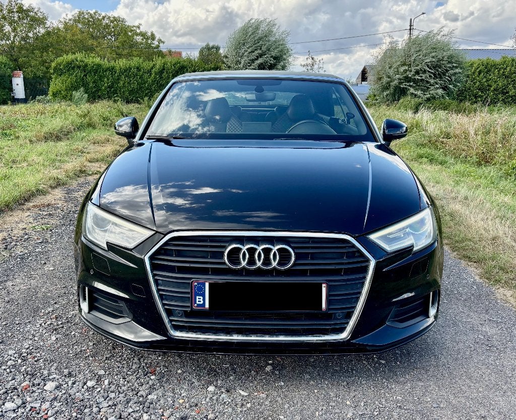 Audi A3 Cabrio, Auto's, Audi, Cabriolet, Zwart, Leder, Diesel