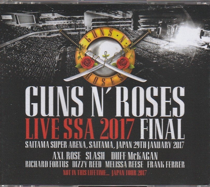 6 CD's - GUNS N' ROSES - Live Saitama 2017, Ophalen of Verzenden, Hardrock, Import