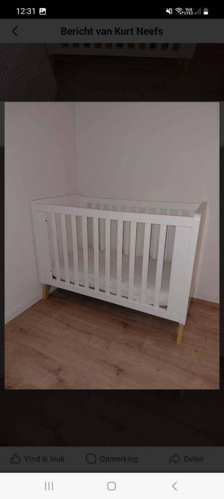 Babybedje, Zo goed als nieuw, Minder dan 140 cm, Minder dan 70 cm, Ophalen