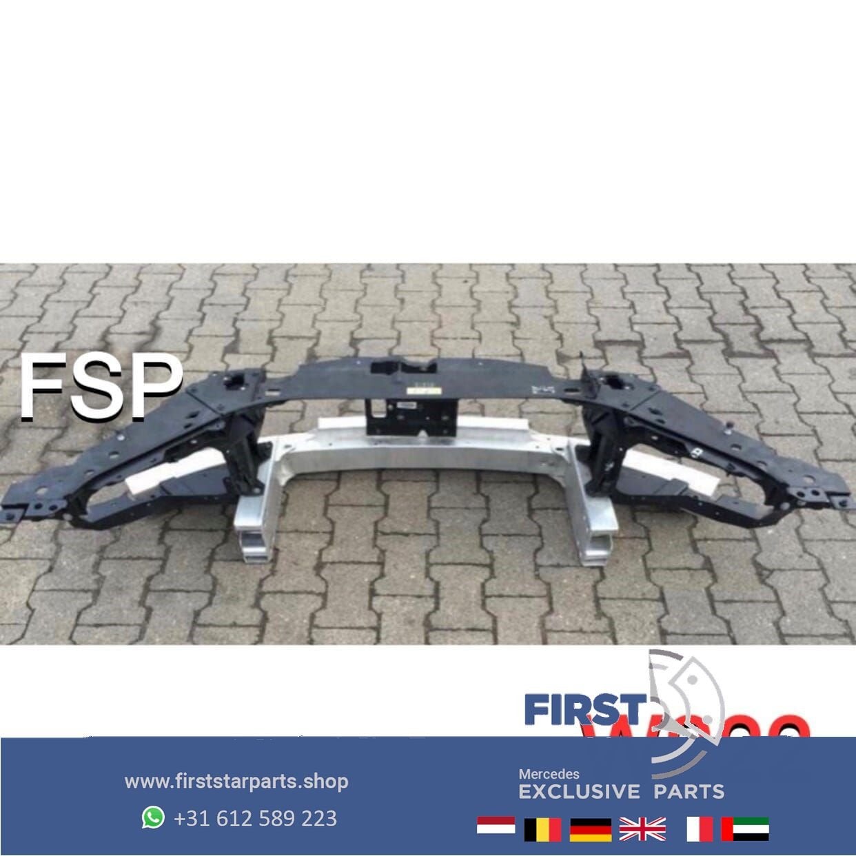 W222 VOORFRONT COMPLEET origineel Mercedes S KLASSE 2014-202, Gebruikt, -, Voor, Ophalen of Verzenden