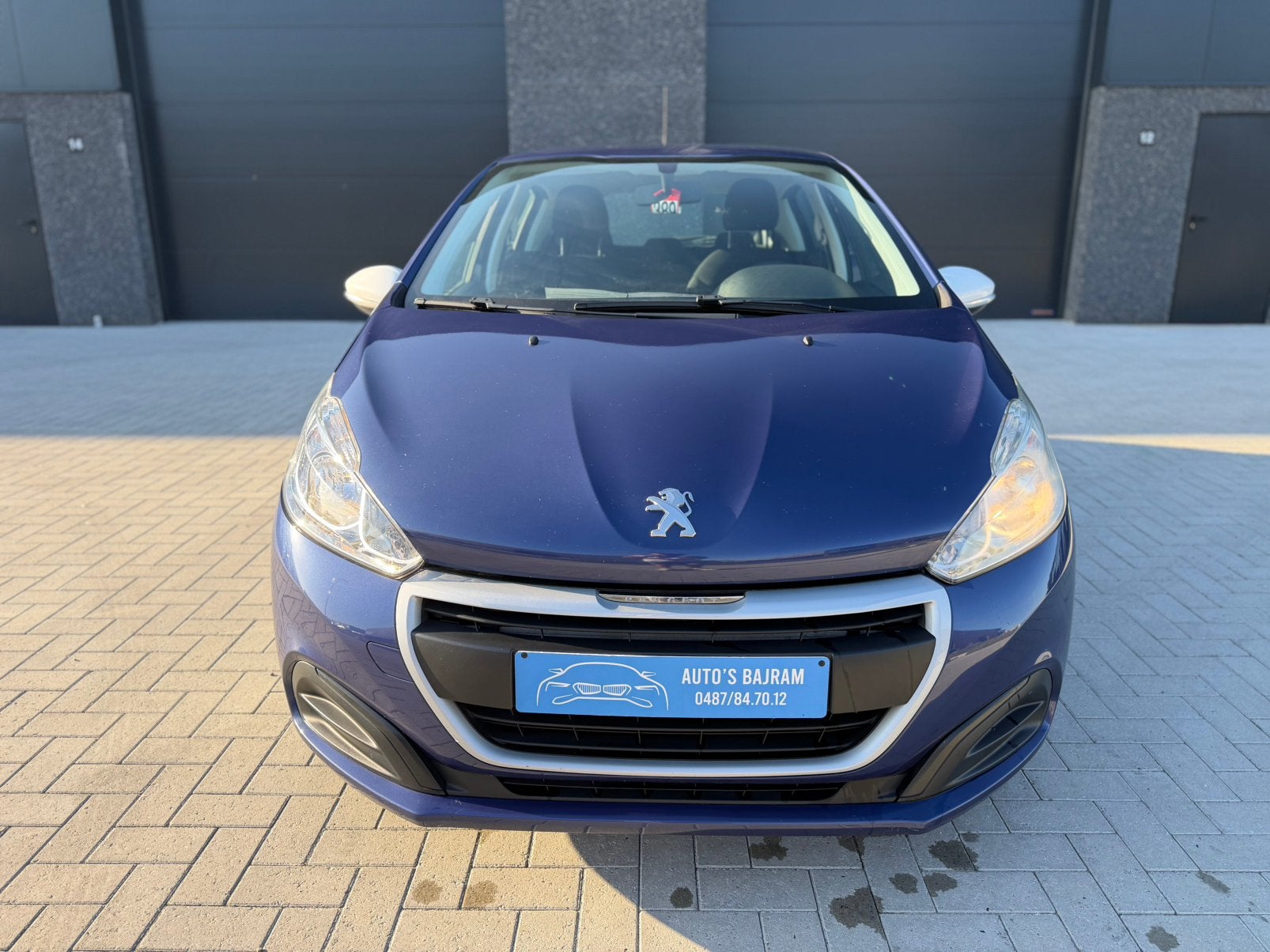 Peugeot 208 1.2 benzine 2017 112.250km heel proper!!, Auto's, Stof, Blauw, Bedrijf, 5 deurs