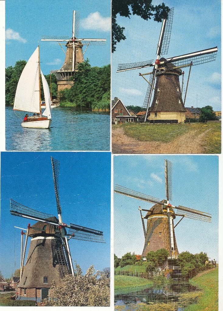 67 windmolens uit diverse streken van Nederland, Verzamelen, Ophalen of Verzenden, 1980 tot heden, Ongelopen